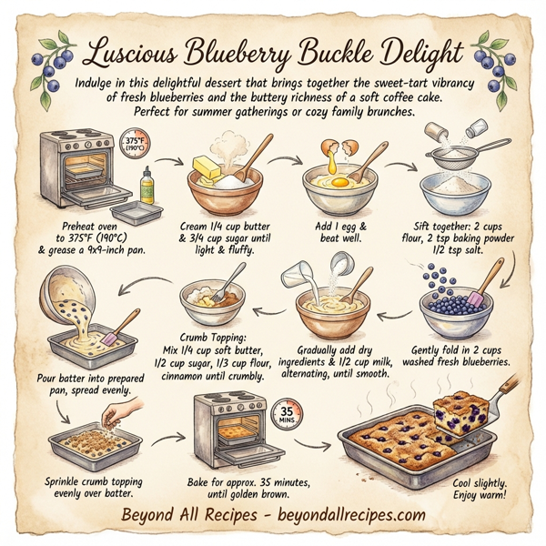 Luscious Blueberry Buckle Delight instructions
