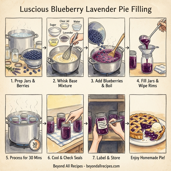 Luscious Blueberry Lavender Pie Filling instructions