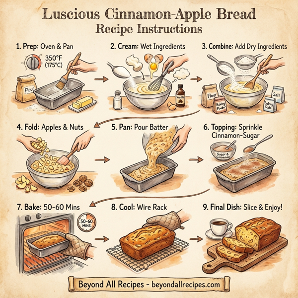 Luscious Cinnamon-Apple Bread instructions