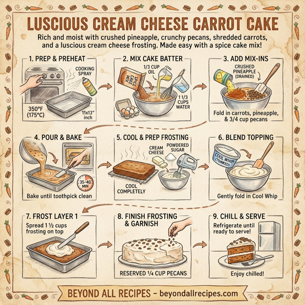 Luscious Cream Cheese Carrot Cake instructions