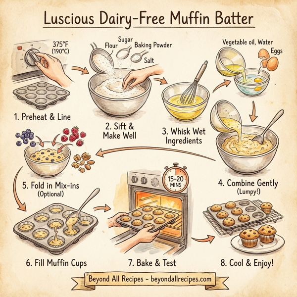 Luscious Dairy-Free Muffin Batter instructions