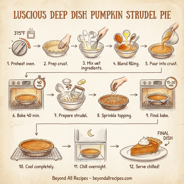 Luscious Deep Dish Pumpkin Strudel Pie instructions
