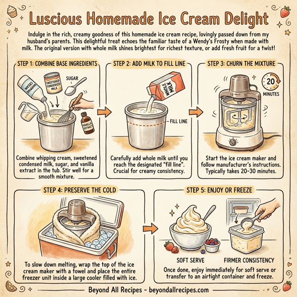 Luscious Homemade Ice Cream Delight instructions