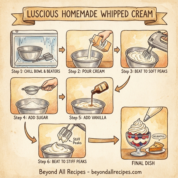 Luscious Homemade Whipped Cream instructions