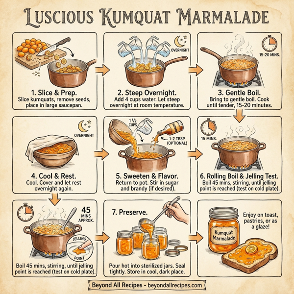 Luscious Kumquat Marmalade instructions