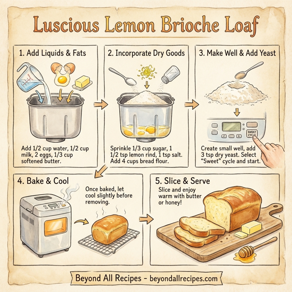 Luscious Lemon Brioche Loaf instructions