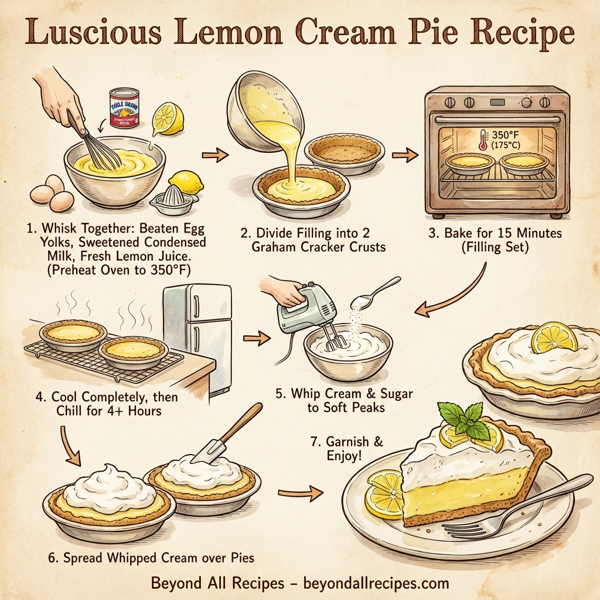 Luscious Lemon Cream Pie instructions