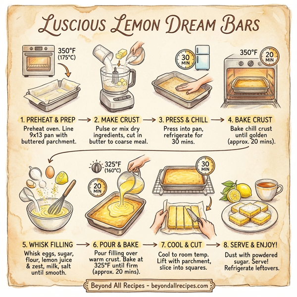 Luscious Lemon Dream Bars instructions