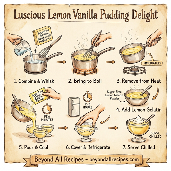Luscious Lemon Vanilla Pudding Delight instructions