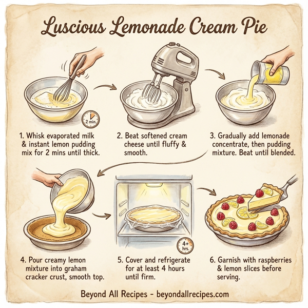 Luscious Lemonade Cream Pie instructions
