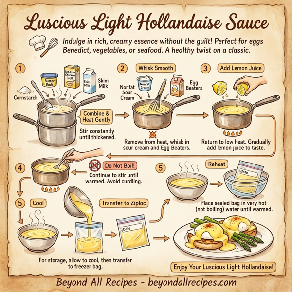 Luscious Light Hollandaise Sauce instructions