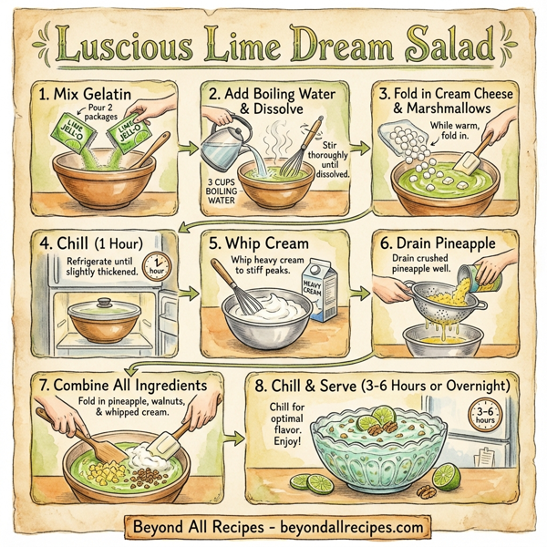 Luscious Lime Dream Salad instructions