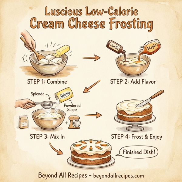 Luscious Low-Calorie Cream Cheese Frosting instructions