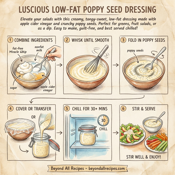 Luscious Low-Fat Poppy Seed Dressing instructions