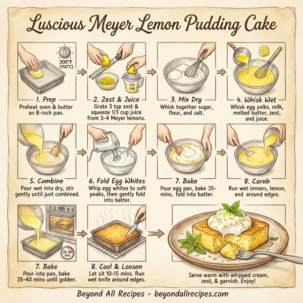 Luscious Meyer Lemon Pudding Cake instructions