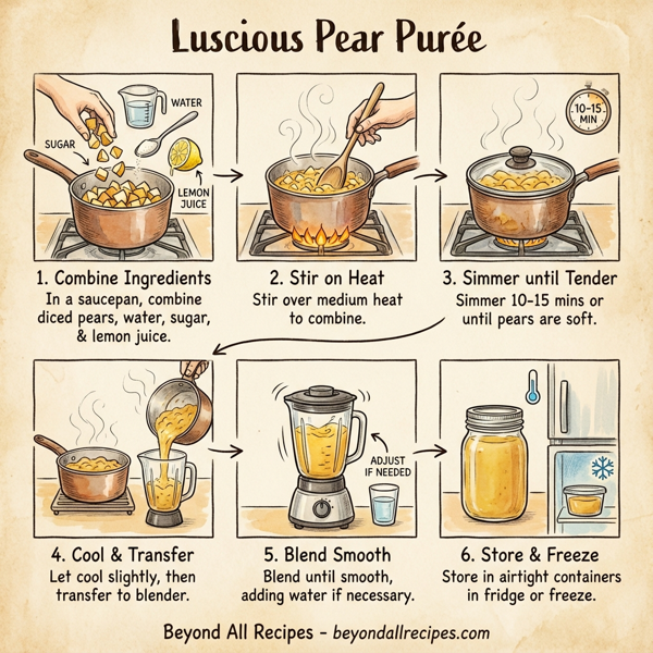 Luscious Pear Purée instructions