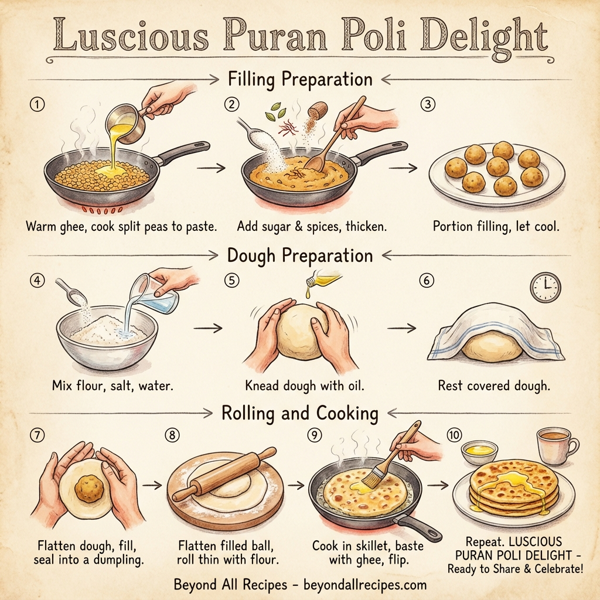 Luscious Puran Poli Delight instructions