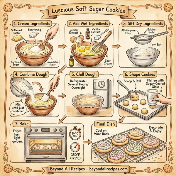 Luscious Soft Sugar Cookies instructions