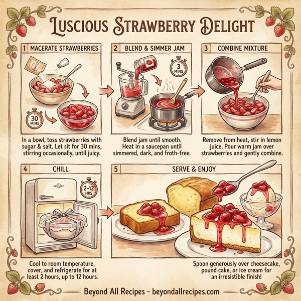 Luscious Strawberry Delight instructions