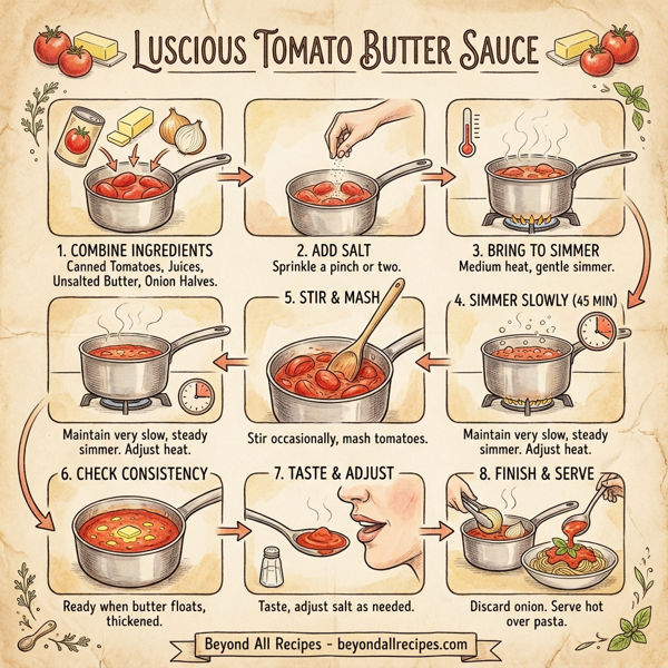 Luscious Tomato Butter Sauce instructions