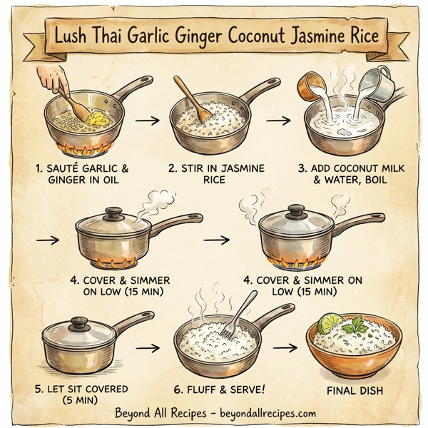 Lush Thai Garlic Ginger Coconut Jasmine Rice instructions