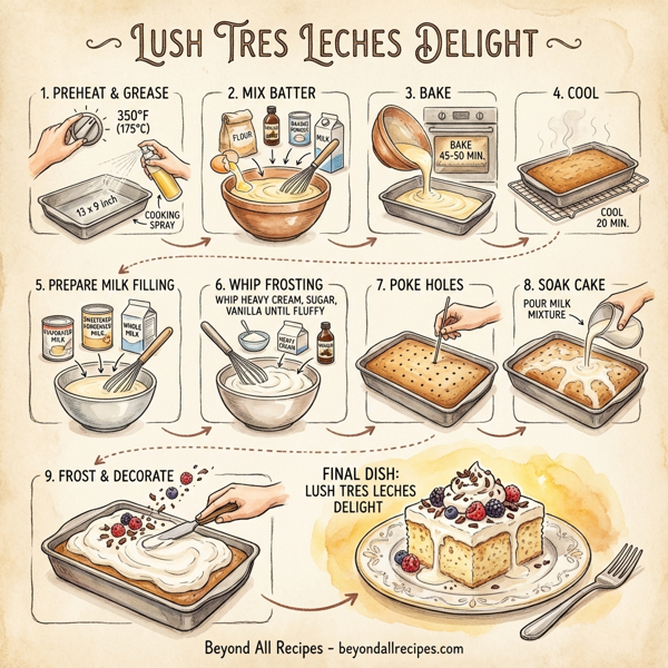 Lush Tres Leches Delight instructions