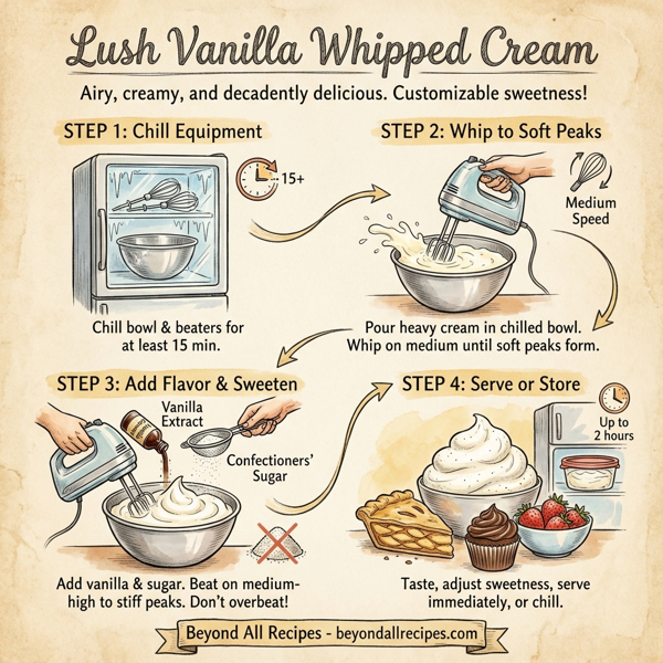 Lush Vanilla Whipped Cream instructions