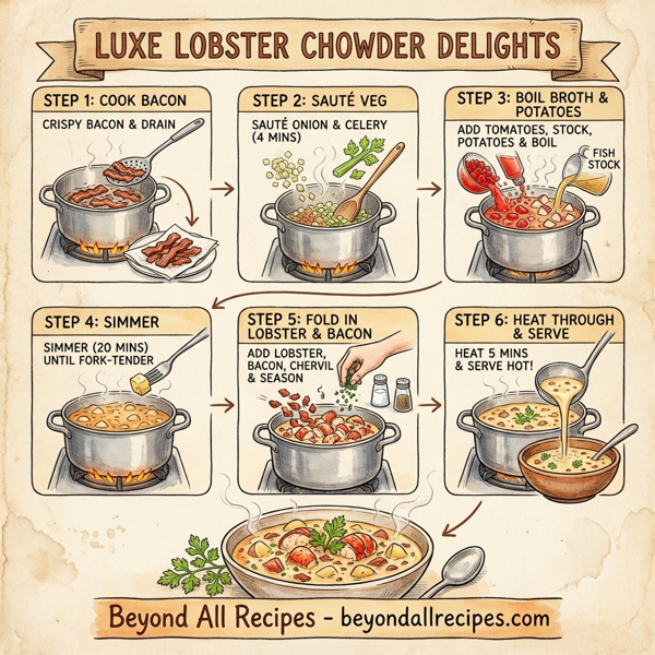 Luxe Lobster Chowder Delights instructions