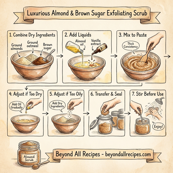 Luxurious Almond & Brown Sugar Exfoliating Scrub instructions