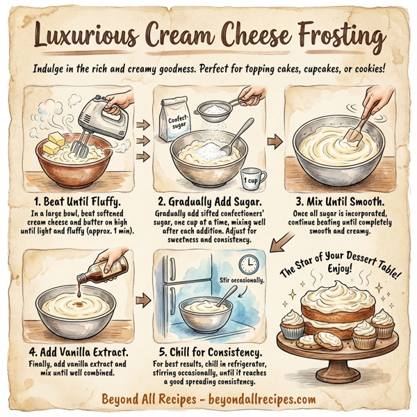 Luxurious Cream Cheese Frosting instructions