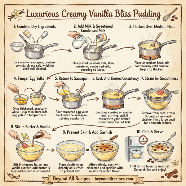 Luxurious Creamy Vanilla Bliss Pudding instructions