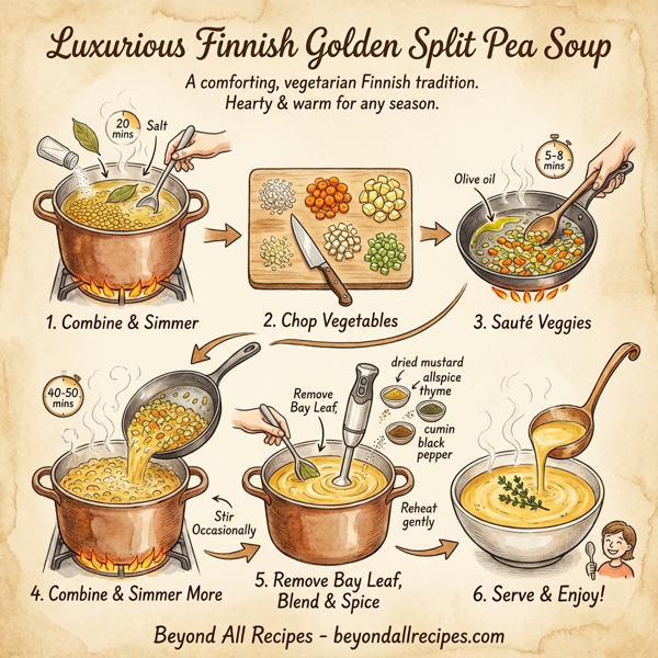 Luxurious Finnish Golden Split Pea Soup instructions