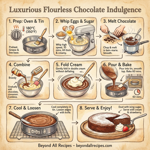 Luxurious Flourless Chocolate Indulgence instructions