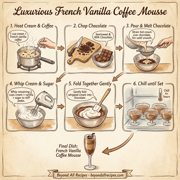 Luxurious French Vanilla Coffee Mousse instructions