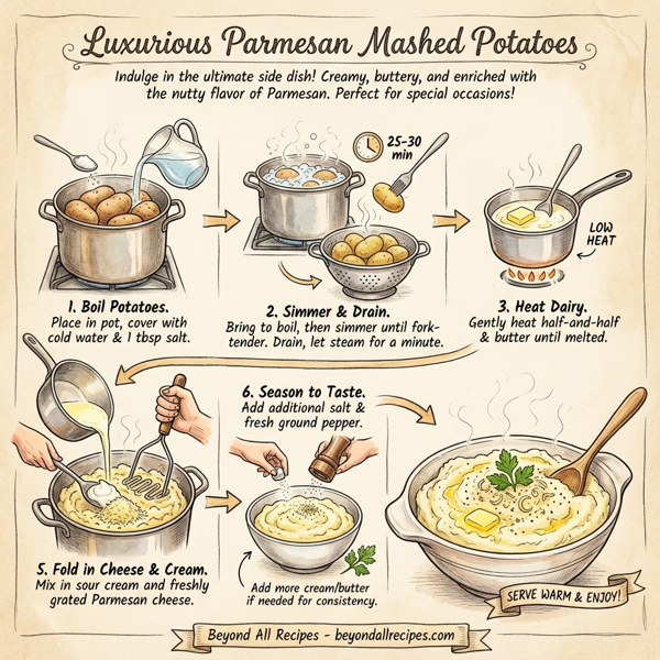 Luxurious Parmesan Mashed Potatoes instructions