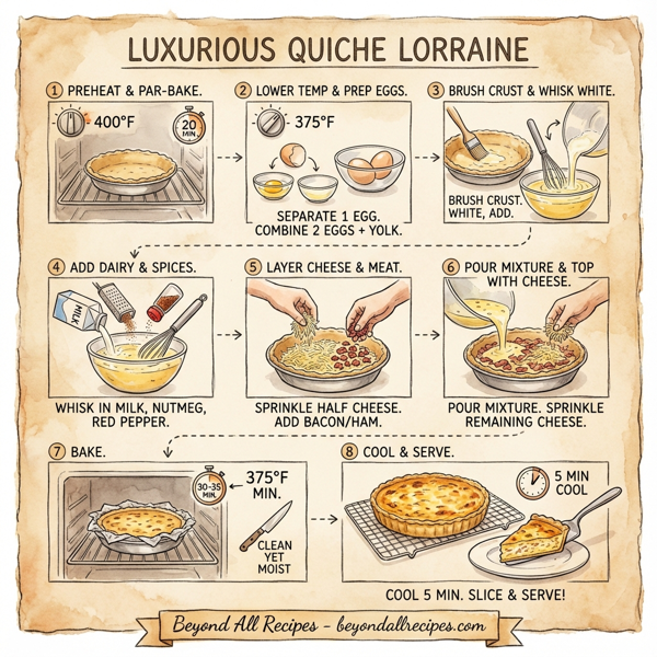 Luxurious Quiche Lorraine instructions