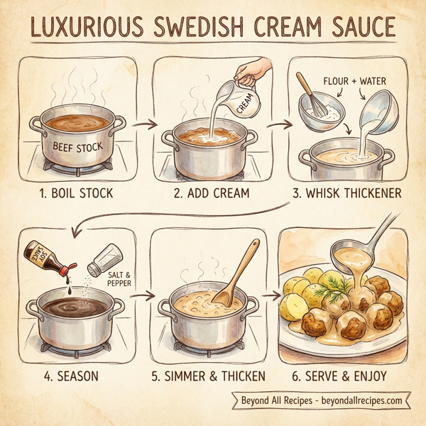 Luxurious Swedish Cream Sauce instructions