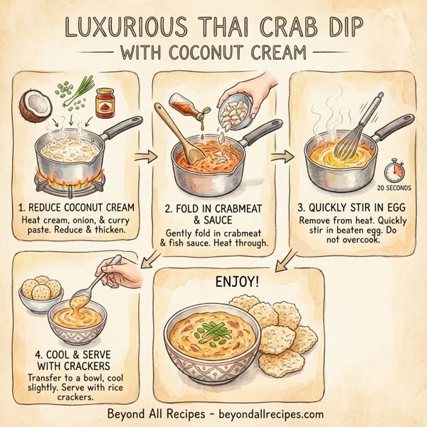Luxurious Thai Crab Dip with Coconut Cream instructions