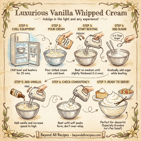 Luxurious Vanilla Whipped Cream instructions