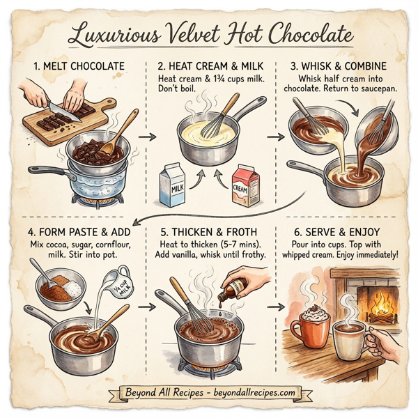 Luxurious Velvet Hot Chocolate instructions