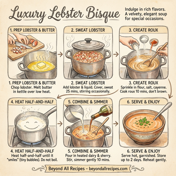 Luxury Lobster Bisque instructions