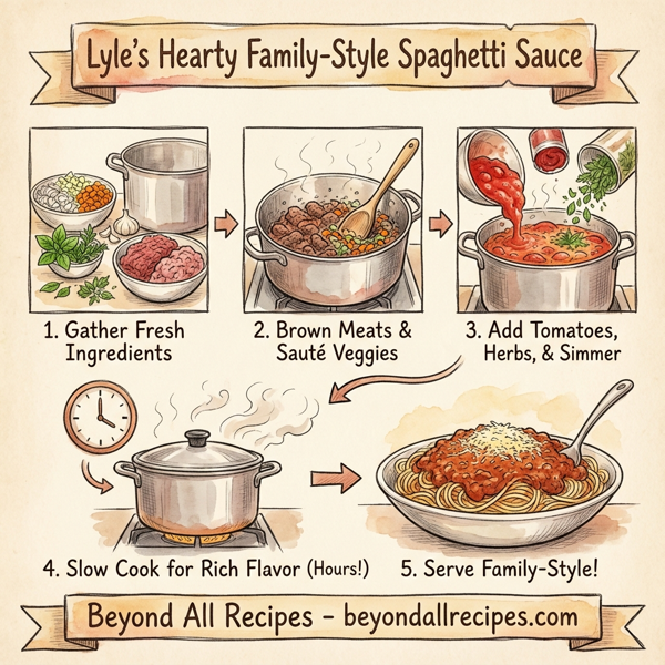 Lyle's Hearty Family-Style Spaghetti Sauce instructions