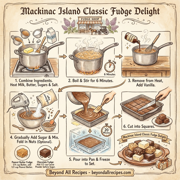 Mackinac Island Classic Fudge Delight instructions