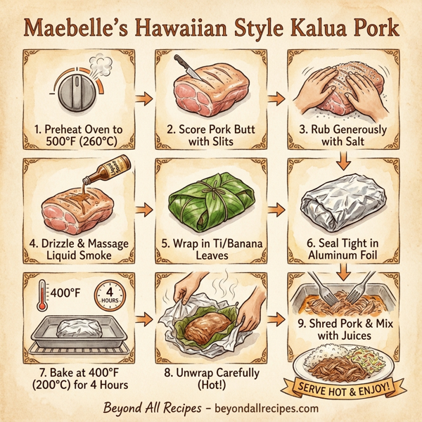 Maebelle's Hawaiian Style Kalua Pork instructions
