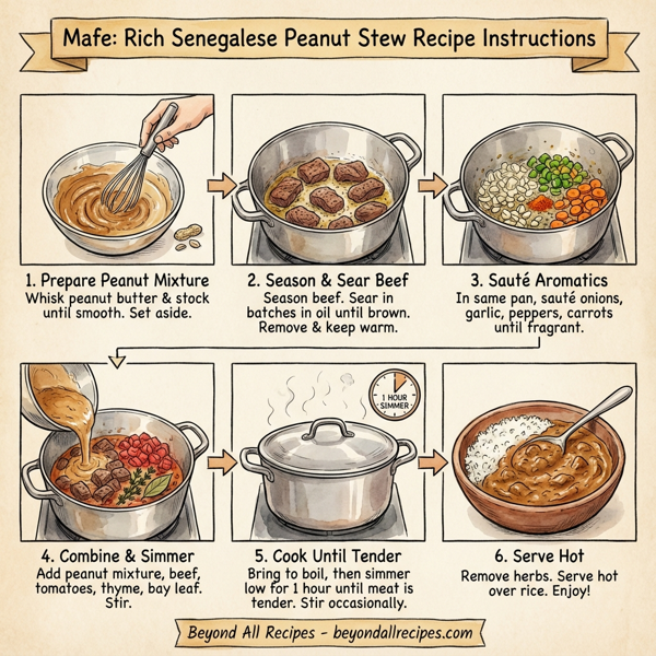 Mafe: Rich Senegalese Peanut Stew instructions