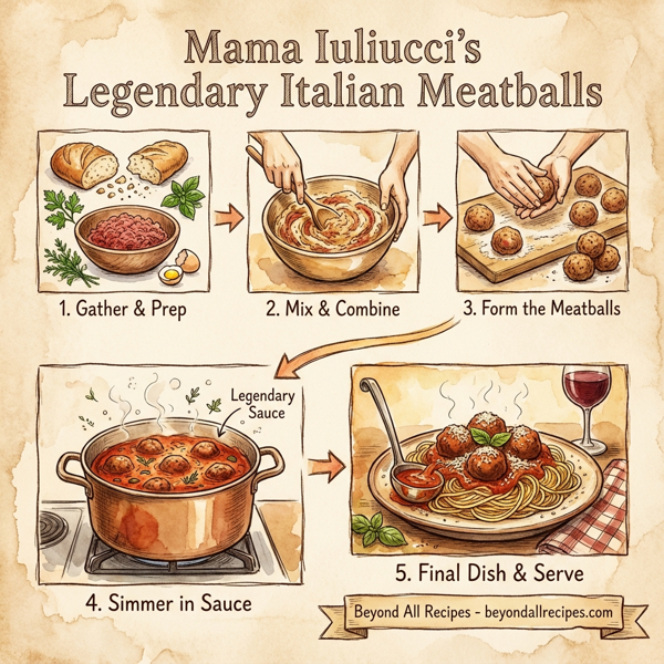 Mama Iuliucci's Legendary Italian Meatballs instructions