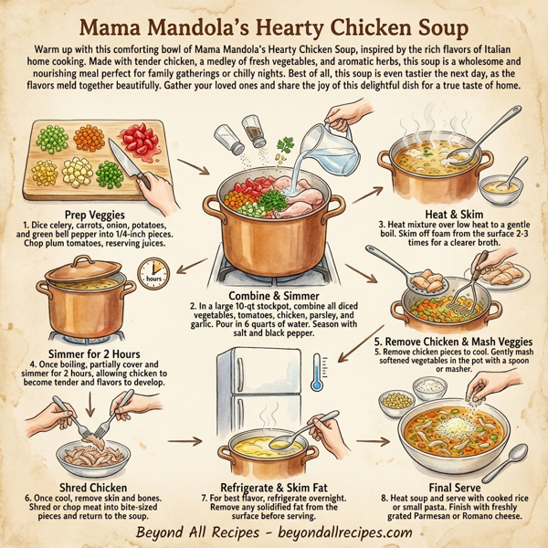 Mama Mandola's Hearty Chicken Soup instructions