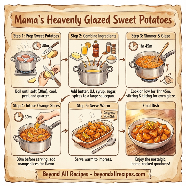 Mama's Heavenly Glazed Sweet Potatoes instructions