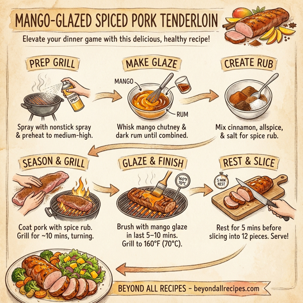 Mango-Glazed Spiced Pork Tenderloin instructions