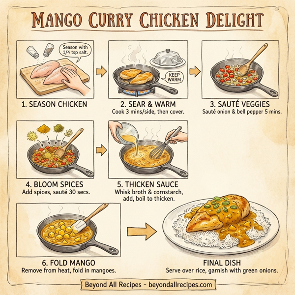 Mango Curry Chicken Delight instructions